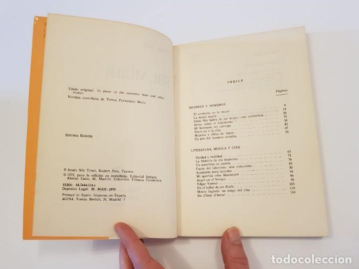 Libros de segunda mano: Ser mujer.- Ana&iuml;s Nin.- Editorial Debate, 1979. - Foto 5