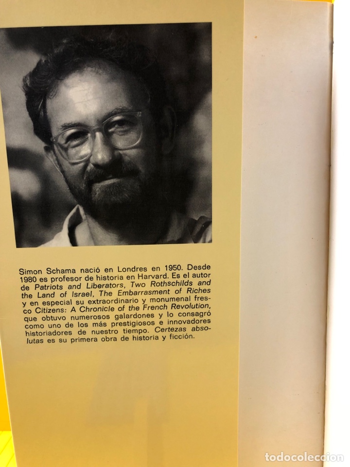 Libros de segunda mano: CERTEZAS ABSOLUTAS ● SIMON SCHAMA ● ANAGRAMA ● KB0435 ⭕️ - Foto 3