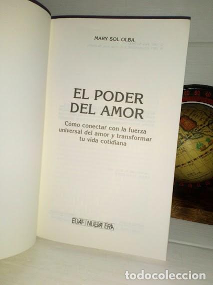 Libros de segunda mano: El Poder del Amor - Mary Sol Olba - Ediciones Edaf Nueva Era Madrid 1997 - Foto 6