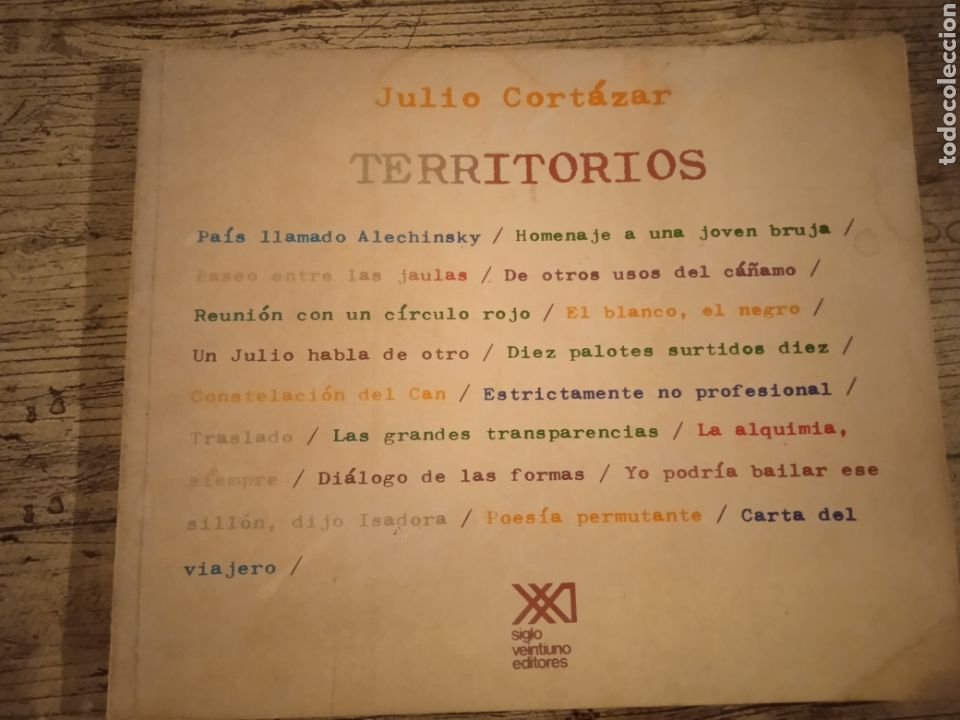 Libros de segunda mano: Territorios. Julio Cort&aacute;zar. - Foto 1