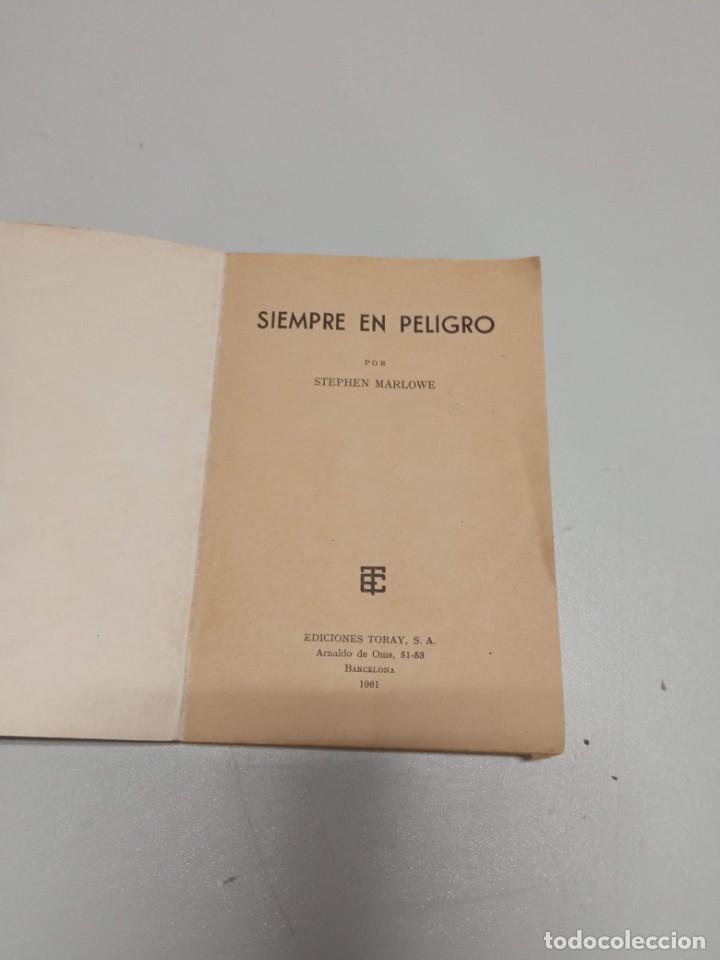 Libros de segunda mano: Siempre en peligro MARLOWE, Stephen. Novela Western - Foto 3