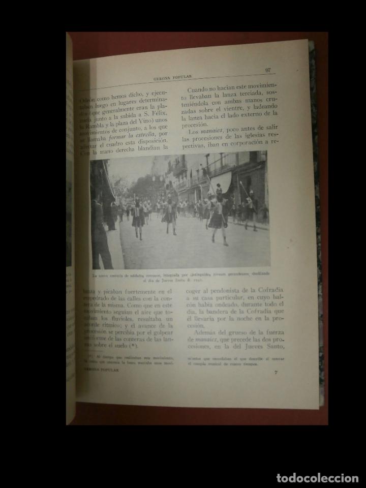 Libros de segunda mano: Gerona Popular. Joaqu&iacute;n Pla Cargol - Foto 3