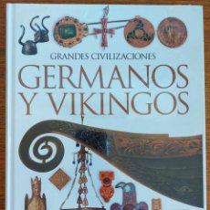 Libros de segunda mano: GERMANOS Y VIKINGOS. GRANDES CIVILIZACIONES. CLUB INTERNACIONAL DEL LIBRO. NUEVO PRECINTADO. Lote 334410163