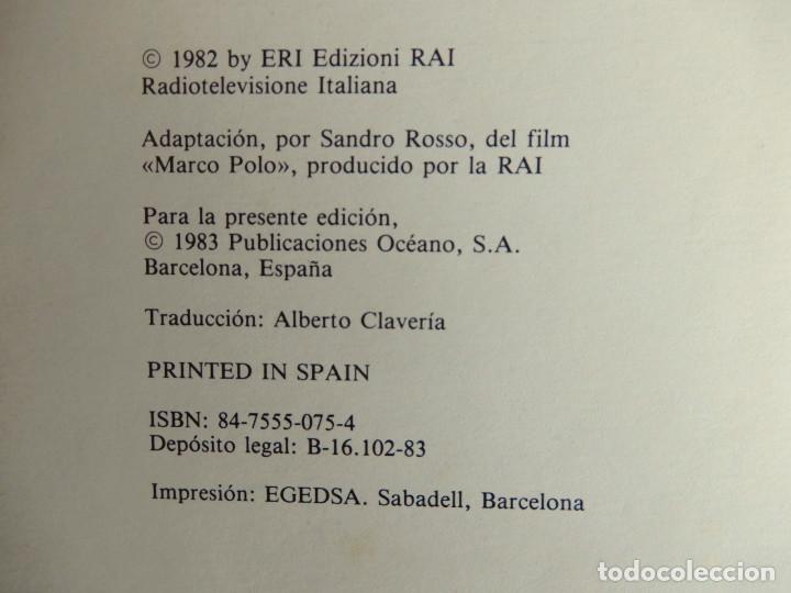 Libros de segunda mano: MARCO POLO - LIBRO DE LA SERIE DE TV DE 1983 - EDITORIAL OC&Eacute;ANO - Foto 11