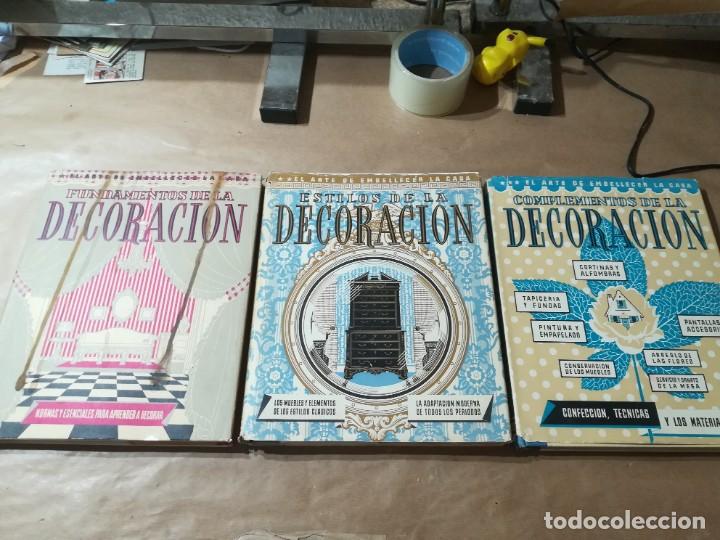 Libros de segunda mano: DECORACION, FUNDAMENTOS, ESTILOS, COMPLEMENTOS / 3 TOMOS LEDA EDICIONES ARTE / AQ803 - Foto 1