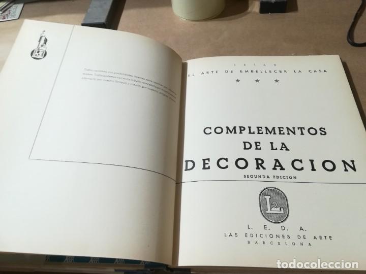Libros de segunda mano: DECORACION, FUNDAMENTOS, ESTILOS, COMPLEMENTOS / 3 TOMOS LEDA EDICIONES ARTE / AQ803 - Foto 47