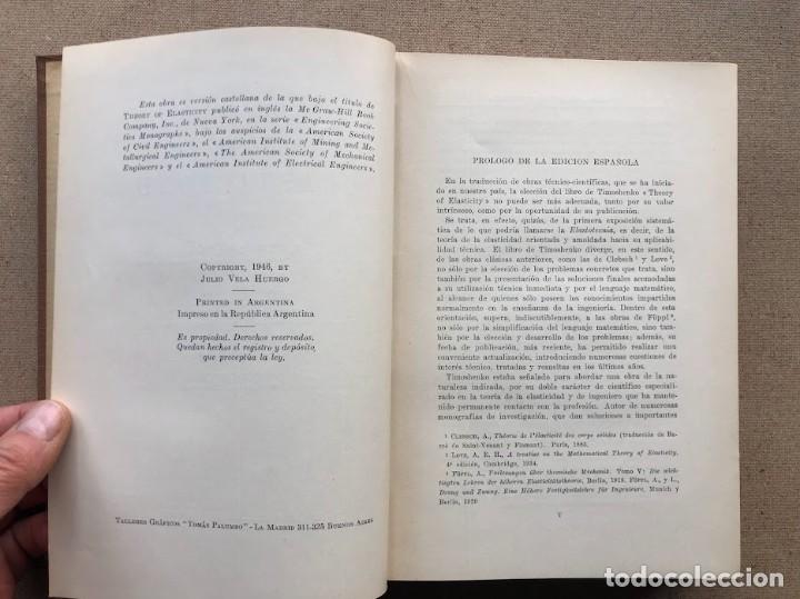 Libros de segunda mano: Teor&iacute;a de la Elasticidad / Timoshenko / Librer&iacute;a y Editorial &rdquo;El Ateneo&rdquo; / 1946 / - Foto 15