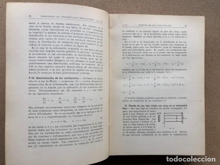 Libros de segunda mano: Teor&iacute;a de la Elasticidad / Timoshenko / Librer&iacute;a y Editorial &rdquo;El Ateneo&rdquo; / 1946 / - Foto 18
