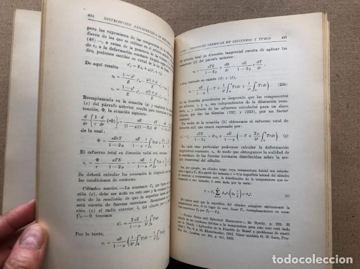 Libros de segunda mano: Teor&iacute;a de la Elasticidad / Timoshenko / Librer&iacute;a y Editorial &rdquo;El Ateneo&rdquo; / 1946 / - Foto 34