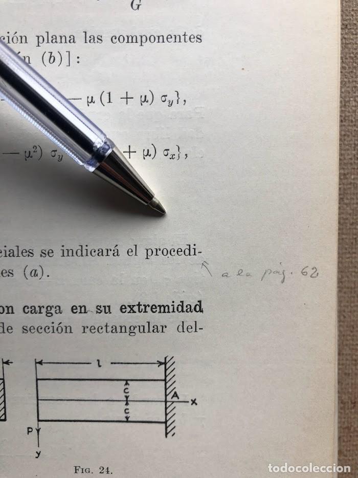 Libros de segunda mano: Teor&iacute;a de la Elasticidad / Timoshenko / Librer&iacute;a y Editorial &rdquo;El Ateneo&rdquo; / 1946 / - Foto 40