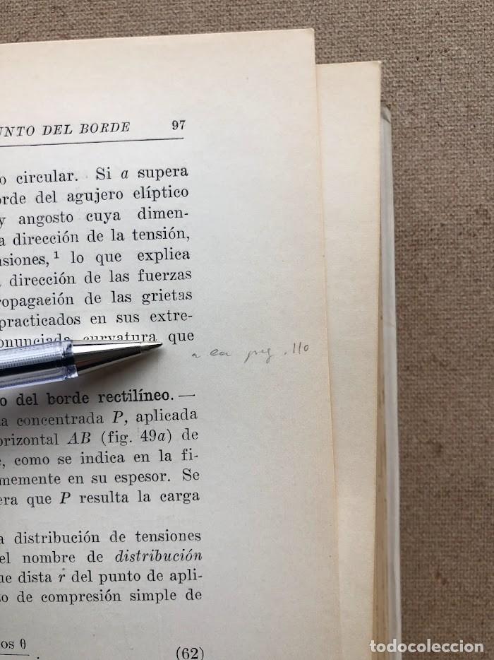 Libros de segunda mano: Teor&iacute;a de la Elasticidad / Timoshenko / Librer&iacute;a y Editorial &rdquo;El Ateneo&rdquo; / 1946 / - Foto 46