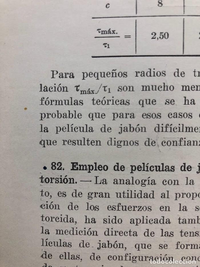 Libros de segunda mano: Teor&iacute;a de la Elasticidad / Timoshenko / Librer&iacute;a y Editorial &rdquo;El Ateneo&rdquo; / 1946 / - Foto 55