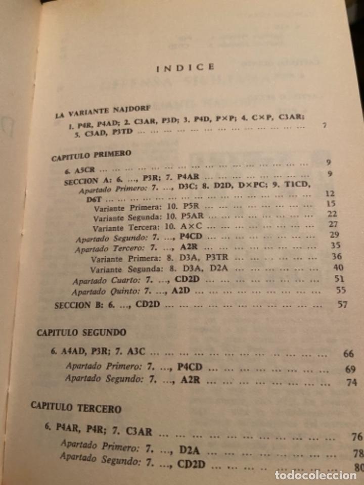Libros de segunda mano: Defensa siciliana. Variante Najdorf / Pedro Cherta - Foto 5