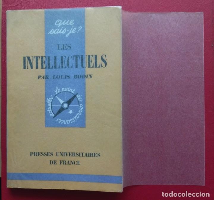 Libros de segunda mano: 1962. N&deg; 1001 QUE SAIS-JE? LES INTELLECTUELS. 1&ordf; EDICI&Oacute;N.