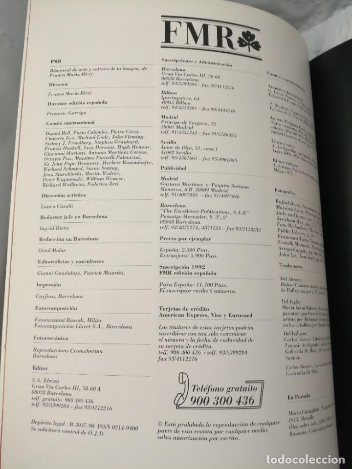 Libros de segunda mano: FMR (REVISTA), N&Uacute;M. 14. EDICI&Oacute;N ESPA&Ntilde;OLA 2/1992 - Foto 12