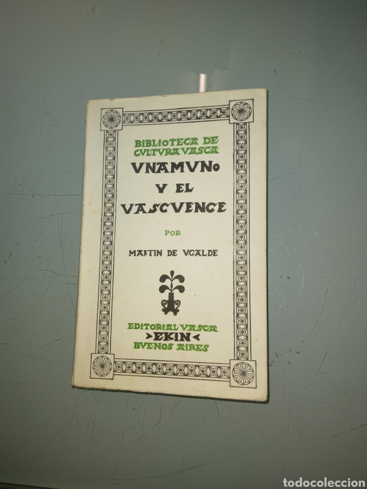 Libros de segunda mano: Martin de Uganda, Unamuno y el vascuence, Ekin, 63 - Foto 1
