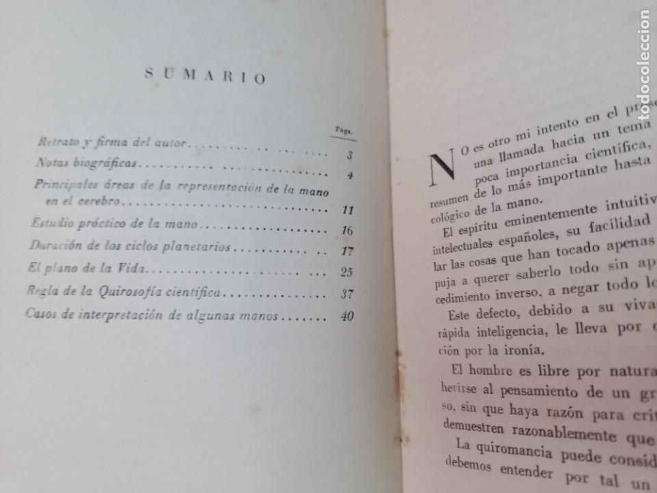 Libros de segunda mano: GABRIEL NARROS Quiromancia y quirosofia SA9149B - Foto 3