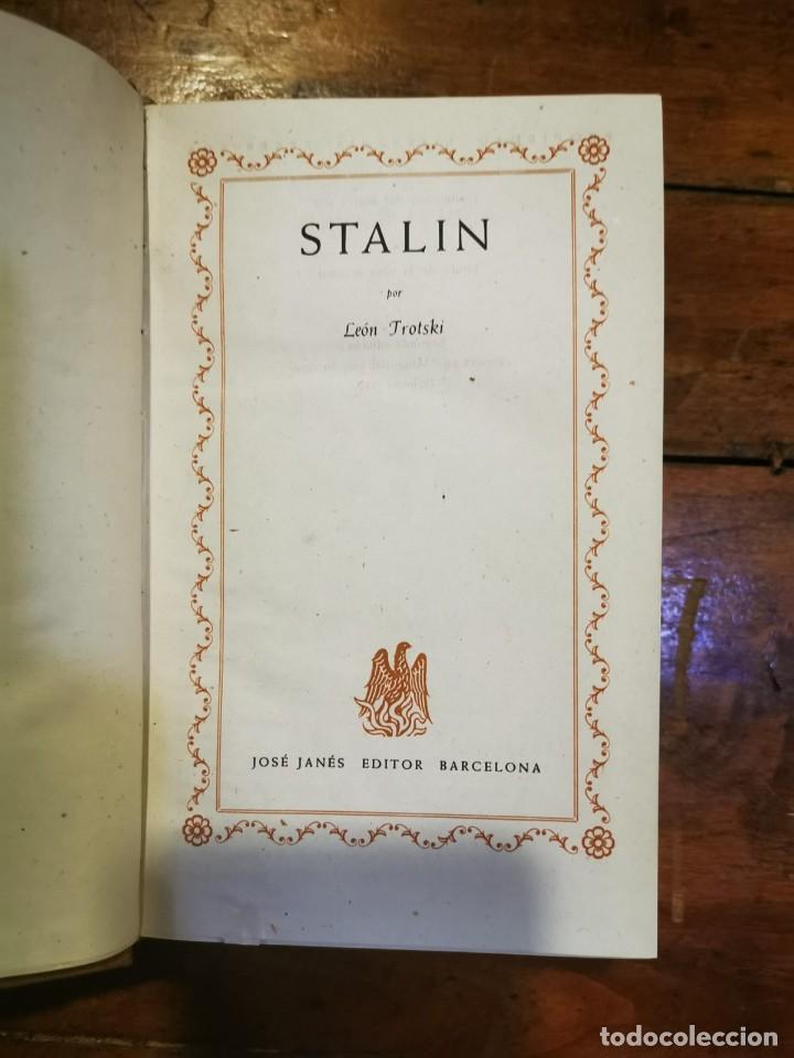 Libros de segunda mano: TROTSKI, Le&oacute;n. Stalin - Foto 2