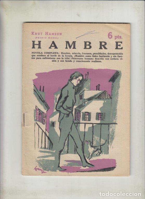 Libros de segunda mano: NOVELA HAMBRE. KNUT HAMSUM. PREMIO NOBEL. - Foto 1