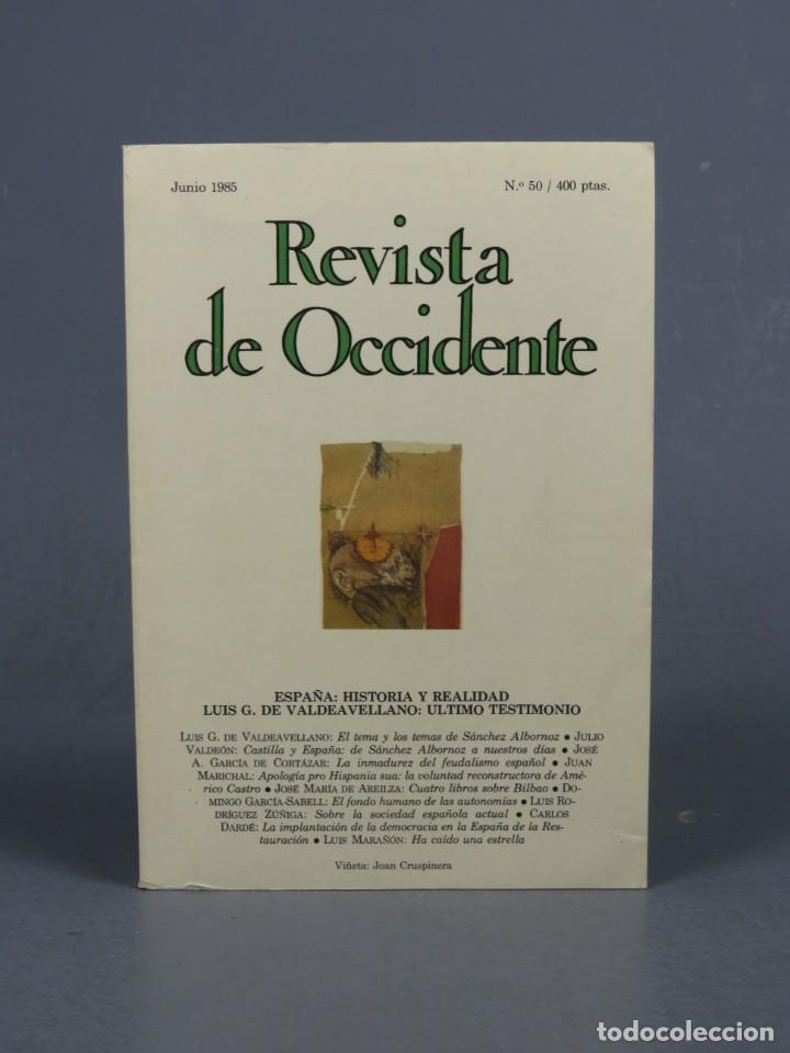 Libros de segunda mano: REVISTA DE OCCIDENTE. N&ordm;50. MADRID. A&Ntilde;O 1985. - Foto 1