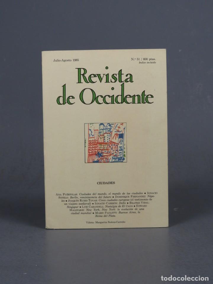 Libros de segunda mano: REVISTA DE OCCIDENTE. N&ordm;51. MADRID. A&Ntilde;O 1985. - Foto 1
