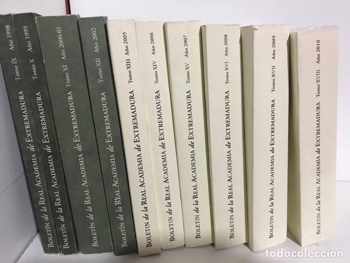 Libros de segunda mano: Boletines de la Real Academia de Extremadura - Foto 2
