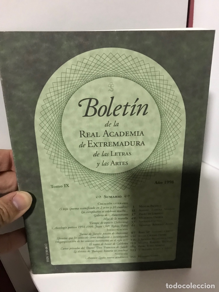 Libros de segunda mano: Boletines de la Real Academia de Extremadura - Foto 1