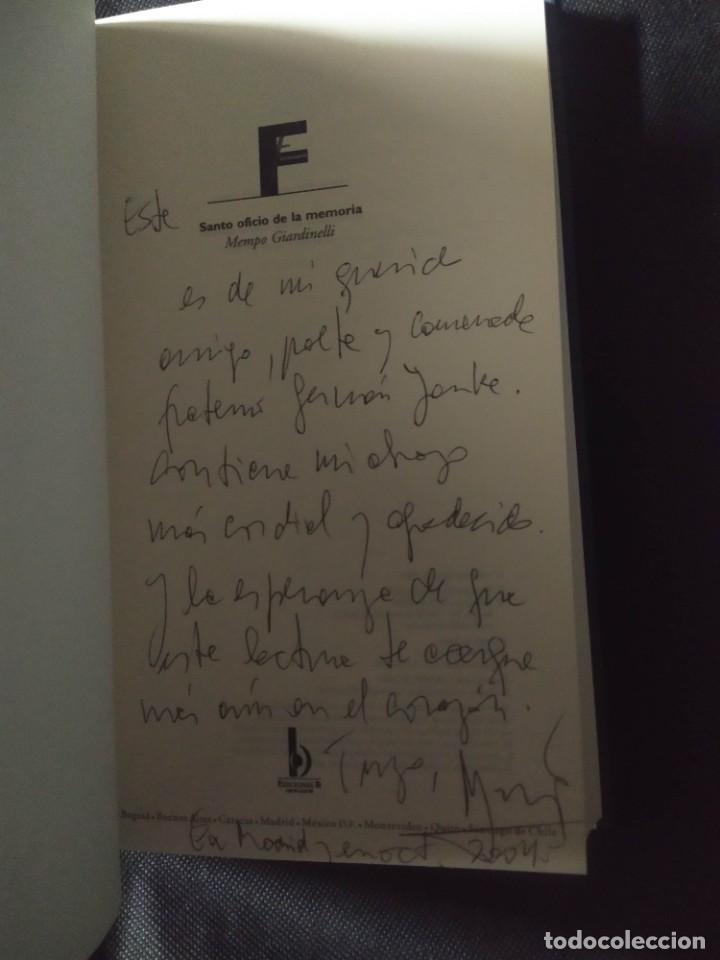 Libros de segunda mano: SANTO OFICIO DE LA MEMORIA - MEMPO GIARDINELLI - Foto 2