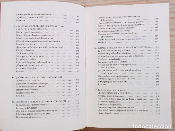 Libros de segunda mano: El Lenguaje Del Cuerpo - Allan Pease - 2012 - Circulo De Lectores - Foto 6