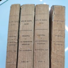 Libros de segunda mano: DEFENSA HISTÓRICA DEL SEÑORÍO DE VIZCAYA ÁLAVA Y GUIPÚZCOA PEDRO NOVIA DE SALCEDO 1851 PAIS VASCO. Lote 383670124