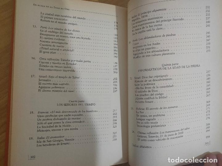 Libros de segunda mano: En busca de la Edad de Oro (Javier Sierra) 1&ordf; edici&oacute;n - Foto 9