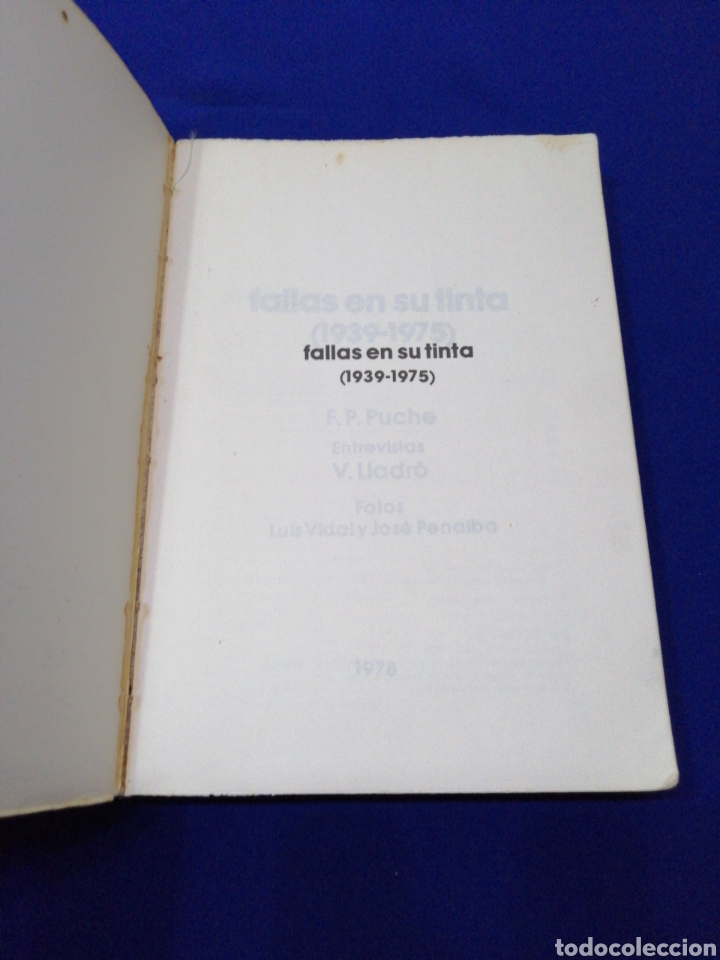 Libros de segunda mano: FALLAS EN SU TINTA :1939 - 1975 - Foto 2