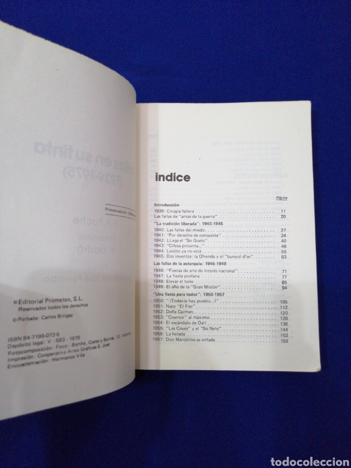 Libros de segunda mano: FALLAS EN SU TINTA :1939 - 1975 - Foto 4