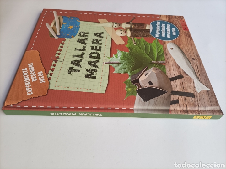 Libros de segunda mano: Tallar madera . 16 proyectos originales en madera verde. Experimenta descub. Artesan&iacute;a manualidades