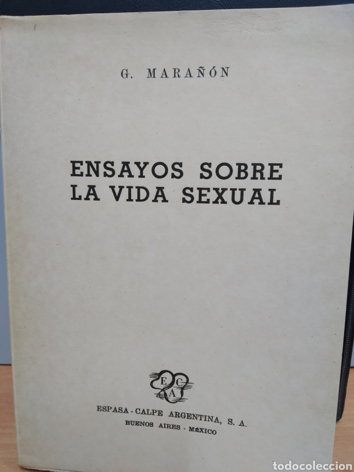 Libros de segunda mano: ENSAYOS SOBRE LA VIDA SEXUAL. GREGORIO MARA&Ntilde;&Oacute;N - Foto 1