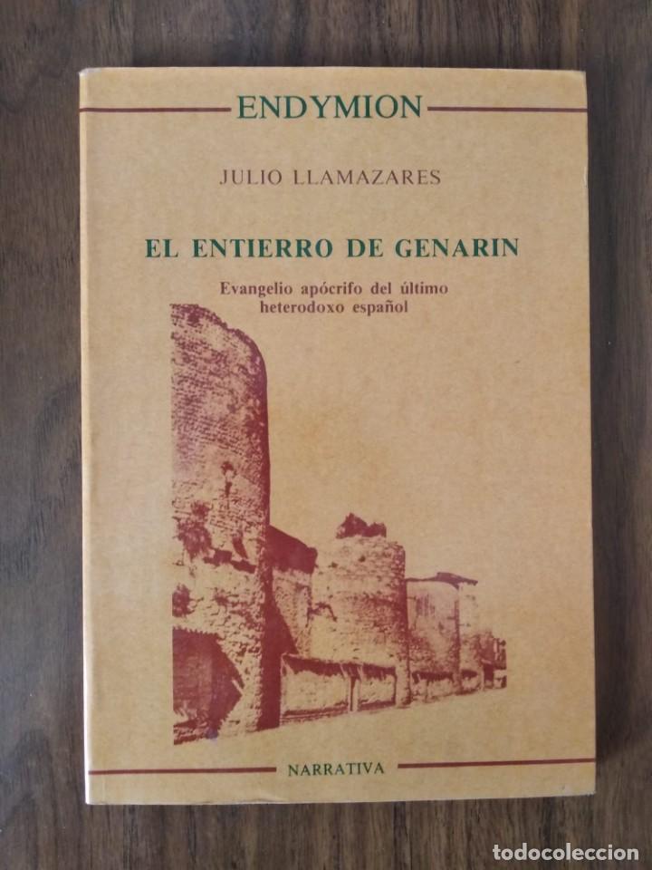 Libros de segunda mano: Julio Llamazares - El entierro de Genarin - Foto 1
