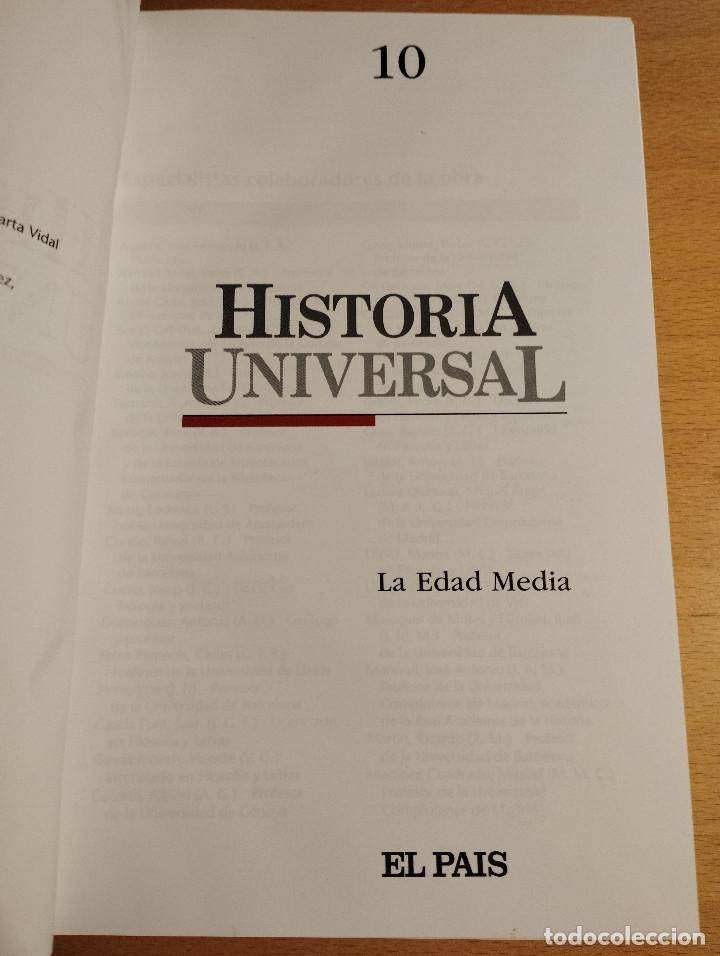 Libros de segunda mano: LA EDAD MEDIA (HISTORIA UNIVERSAL VOL. 10 EL PAIS) - Foto 2