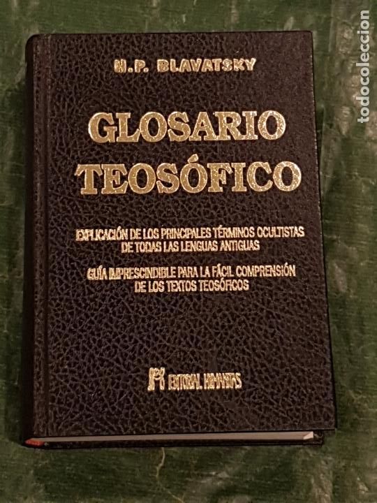 Libros de segunda mano: BLAVATSKY - GLOSARIO TEOSOFICO - ED.HUMANITAS 1993 - Foto 1
