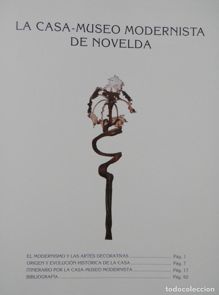 Libros de segunda mano: LA CASA - MUSEO MODERNISTA DE NOVELDA. - Foto 2