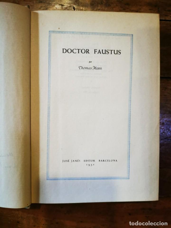 Libros de segunda mano: MANN, Thomas. Doctor Faustus - Foto 2