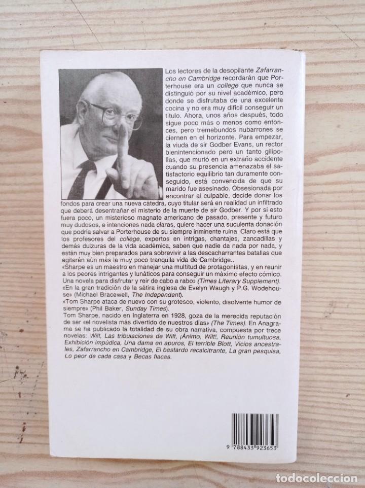 Libros de segunda mano: Becas Flacas - Tom Sharpe - 1997 - Anagrama - Foto 4