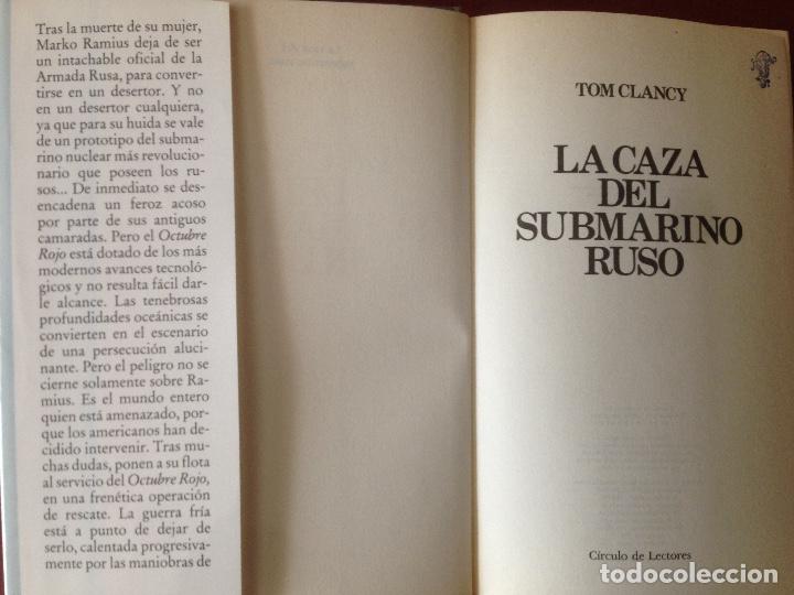 Libros de segunda mano: La Caza del Submarino Ruso - Tom Clancy - Foto 2