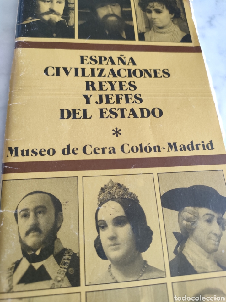 Libros de segunda mano: Espa&ntilde;a civilizaciones Reyes y jefes de estado Museo de Cera Isabel la cat&oacute;lica Felipe II Viriato otr
