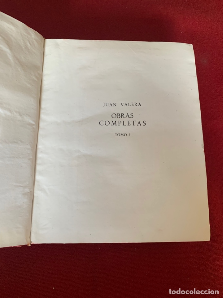 Libros de segunda mano: Obras Completas Juan Valera. 3 tomos - Foto 8