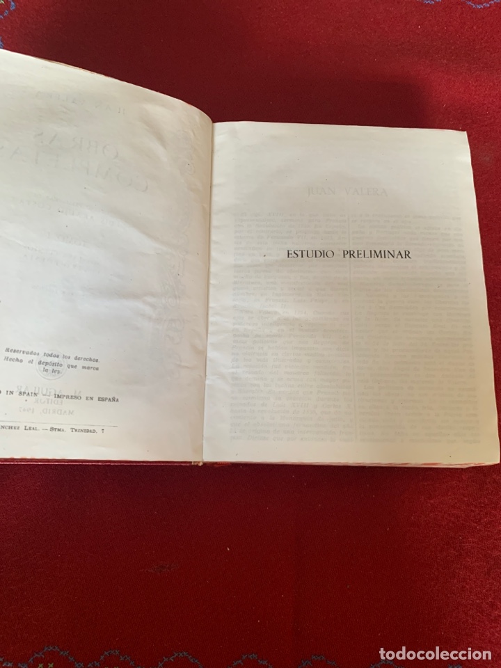 Libros de segunda mano: Obras Completas Juan Valera. 3 tomos - Foto 11