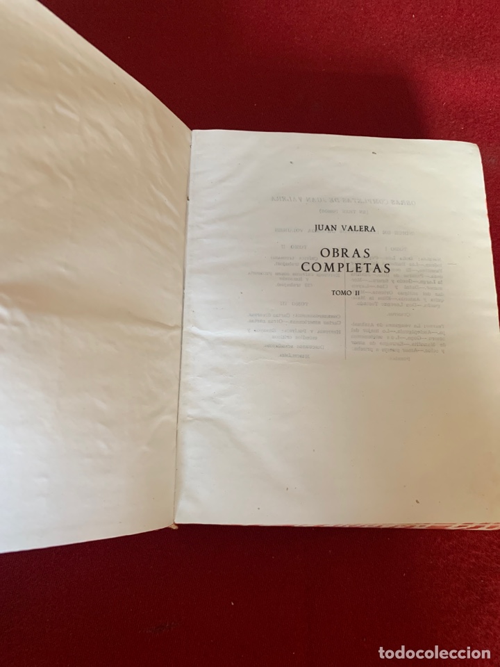 Libros de segunda mano: Obras Completas Juan Valera. 3 tomos - Foto 24