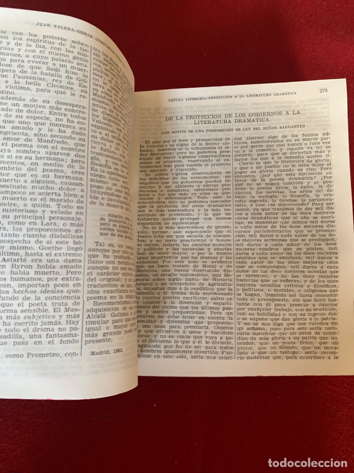 Libros de segunda mano: Obras Completas Juan Valera. 3 tomos - Foto 35