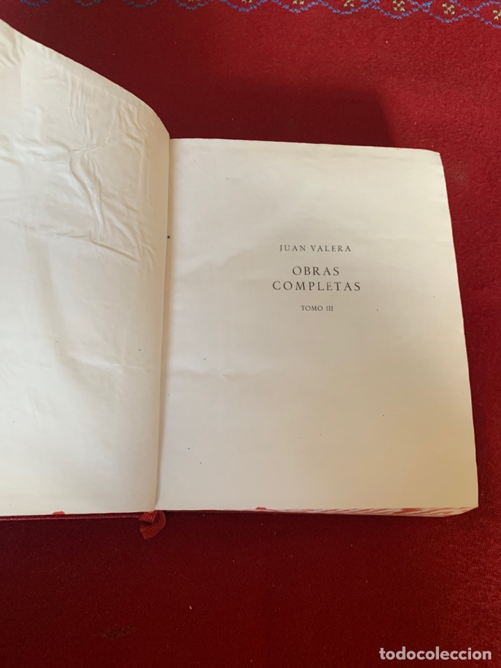 Libros de segunda mano: Obras Completas Juan Valera. 3 tomos - Foto 40
