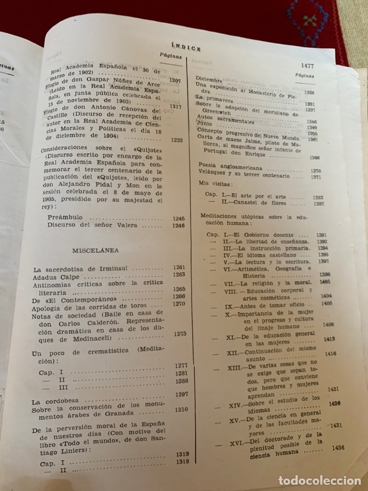 Libros de segunda mano: Obras Completas Juan Valera. 3 tomos - Foto 49