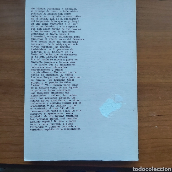 Libros de segunda mano: Lucrecia Borgia. - Foto 2